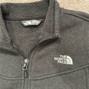 NORTH FACE women’s quarter zip in BLACK, size LARGE